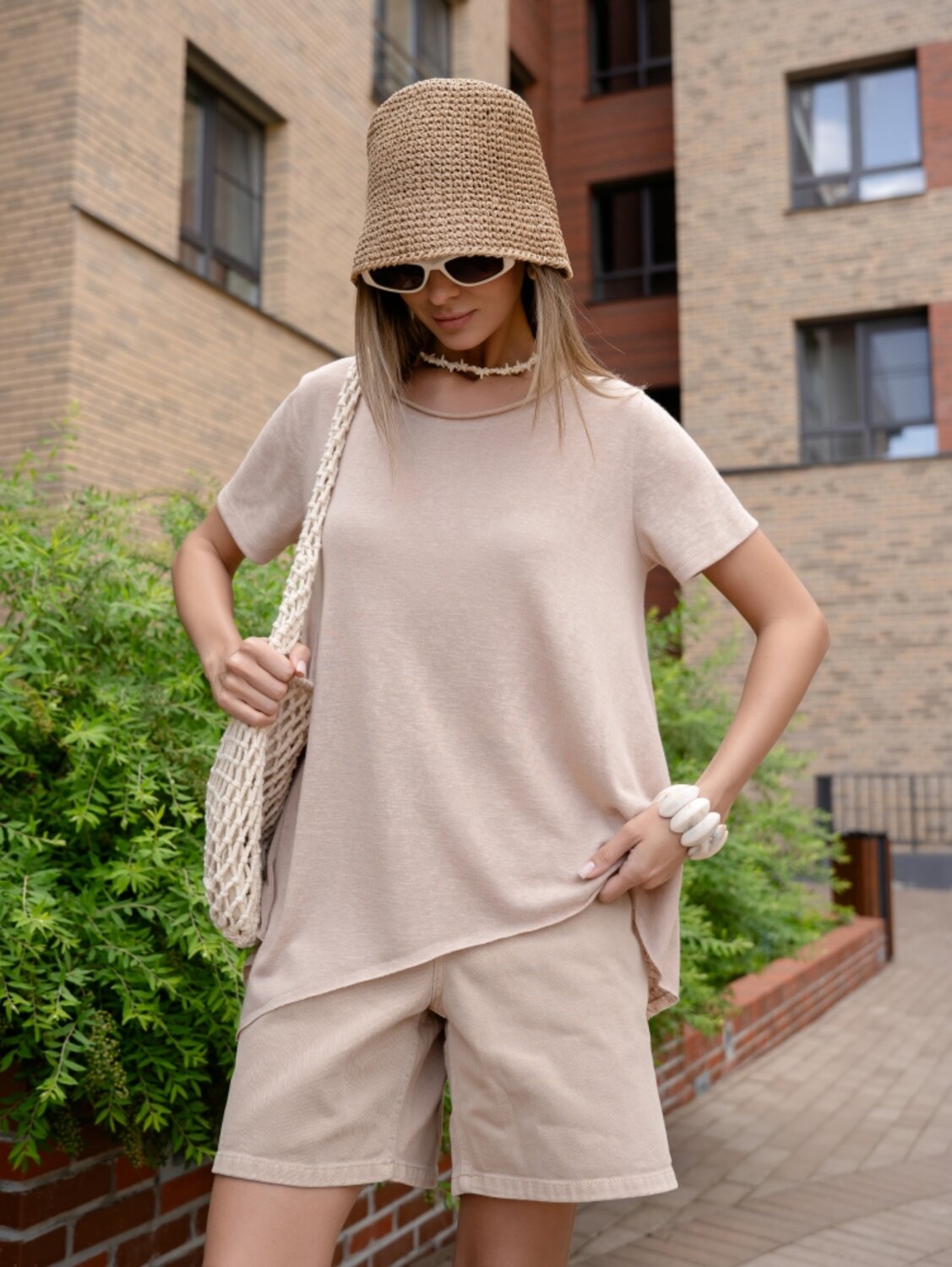 ст. цена3363руб.! Binita Футболка 1238-3бежевый