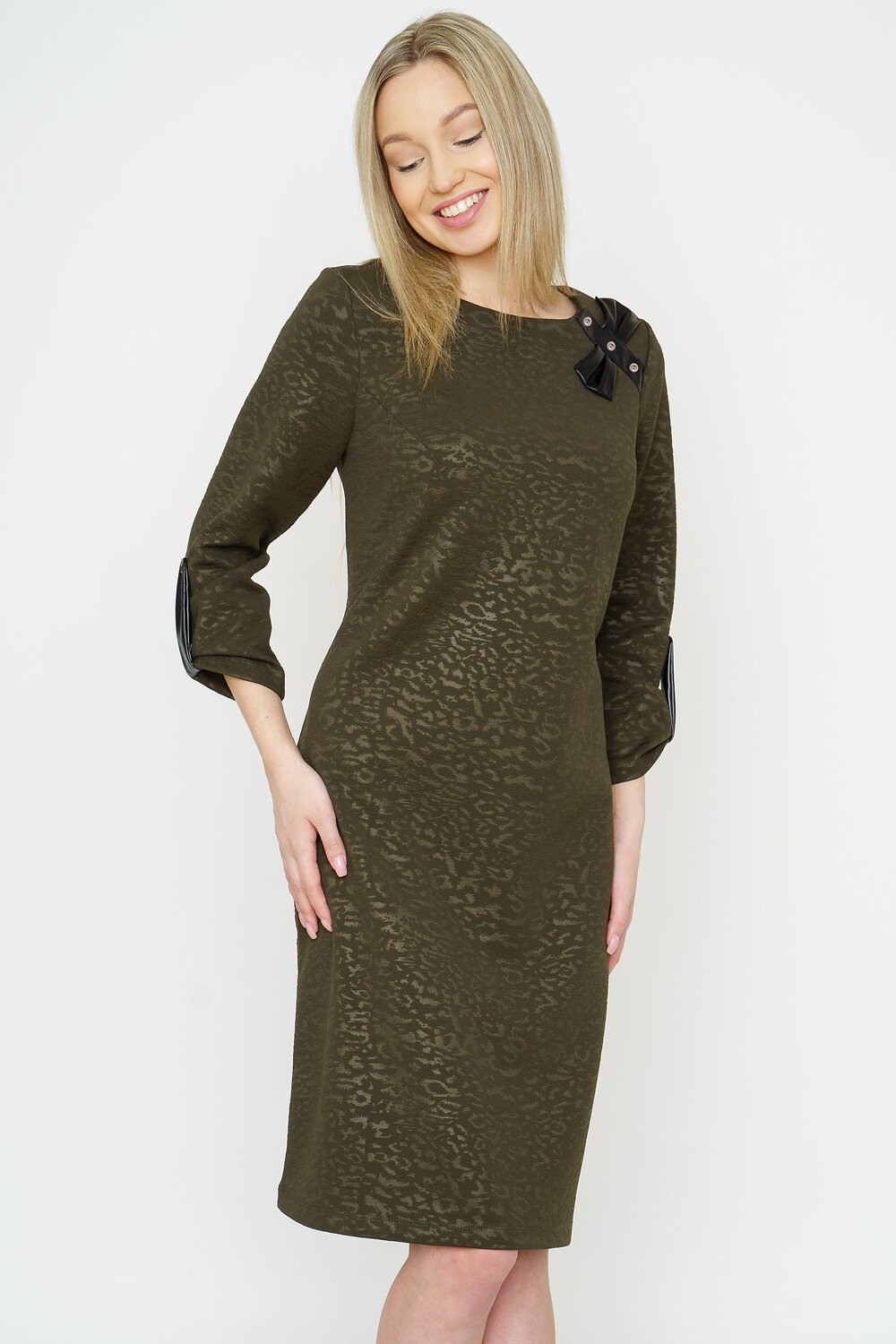 ст. цена1079руб.! Binita Платье 932/1-4оливковый