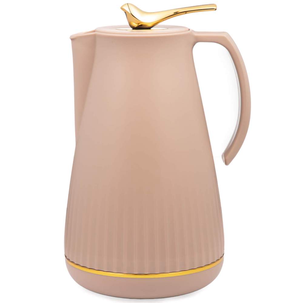 Термос 0,95л со стеклянной колбой, крышка с клапаном, 734-201