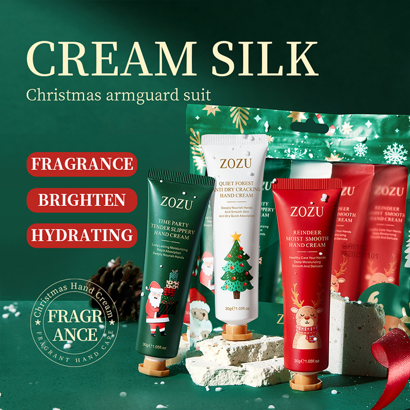 Набор кремов для рук ZOZU (новогодняя серия), 5шт*30 гр