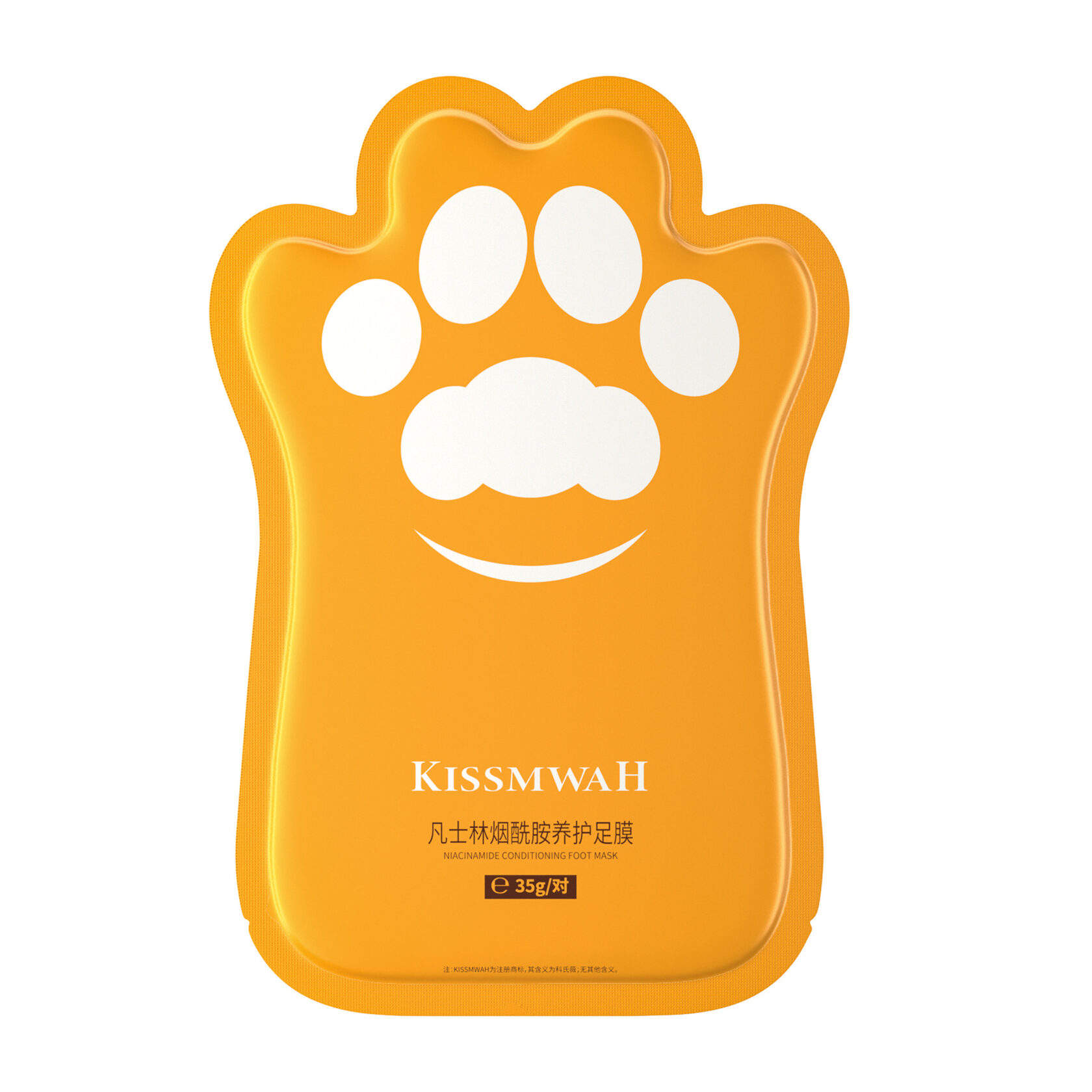 Маска-носочки для ухода за ногами с вазелином и ниацинамидом KISSMWAH Naacinomide Conditioning FootMask, 35 гр