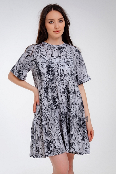 Платье женское Бохо / кобра макси