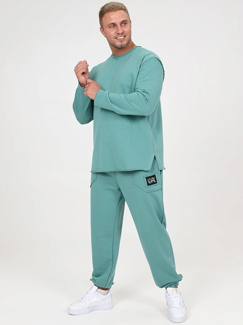 Мужской лонгслив Райт / олива