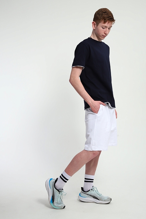 Мужская футболка 83511 / темно-синий