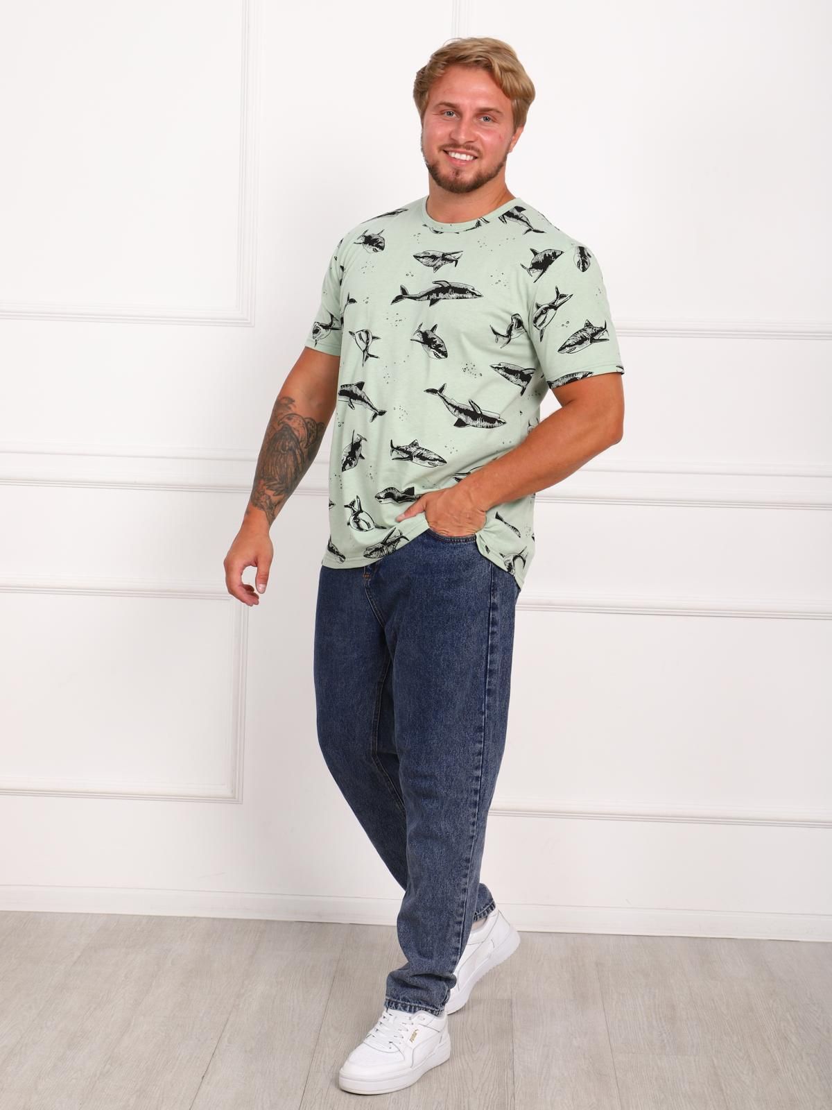 Футболка мужская Шкипер / зеленый