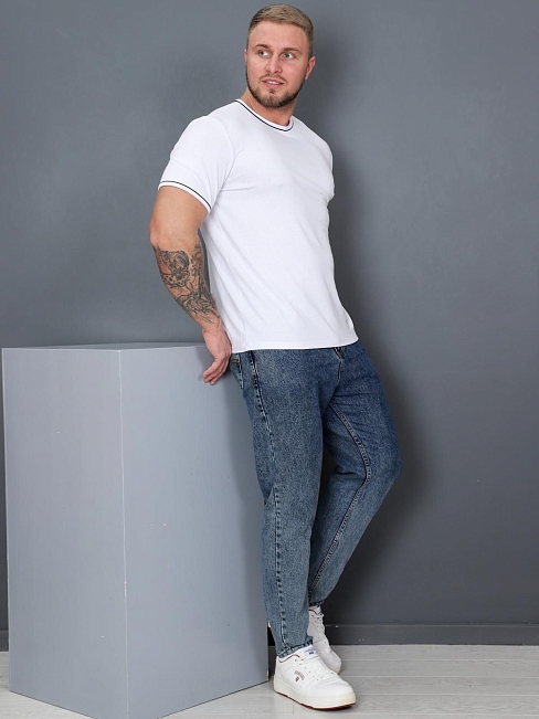 Футболка мужская Майкл / белый