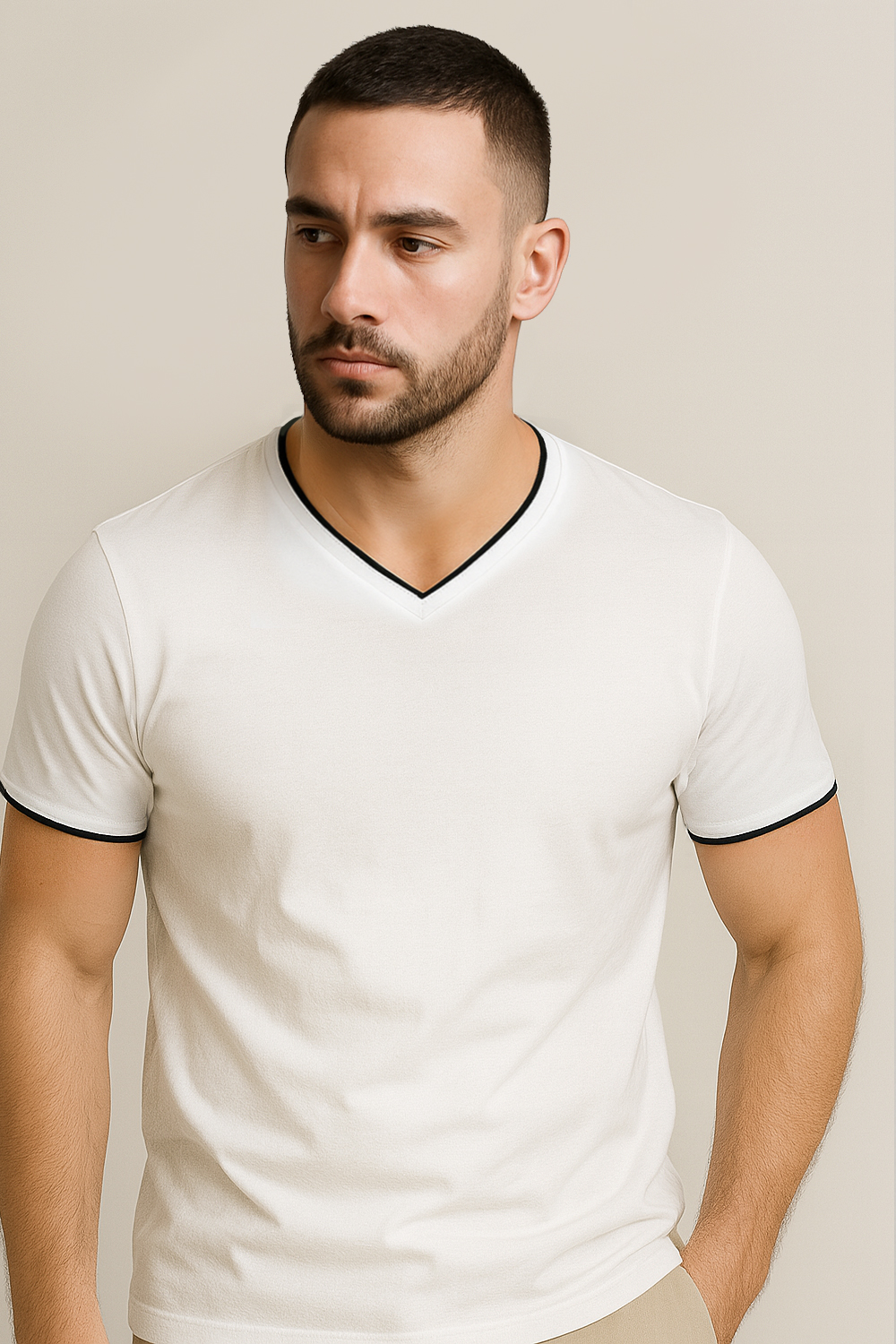 Футболка мужская 14490 / белый