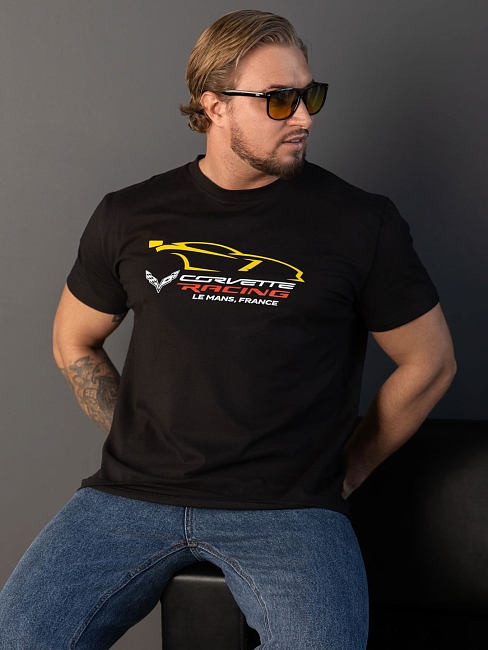 Мужская футболка мод.2164/2 / Черный