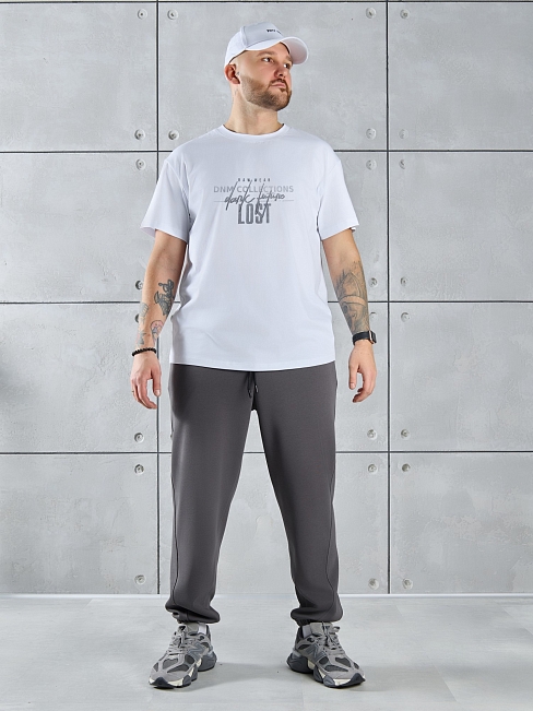 Фуфайка (футболка) мужская Арчи-2 / белый