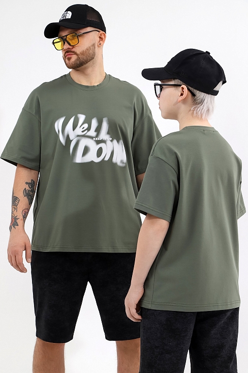 Мужская футболка Леон-4 / хаки