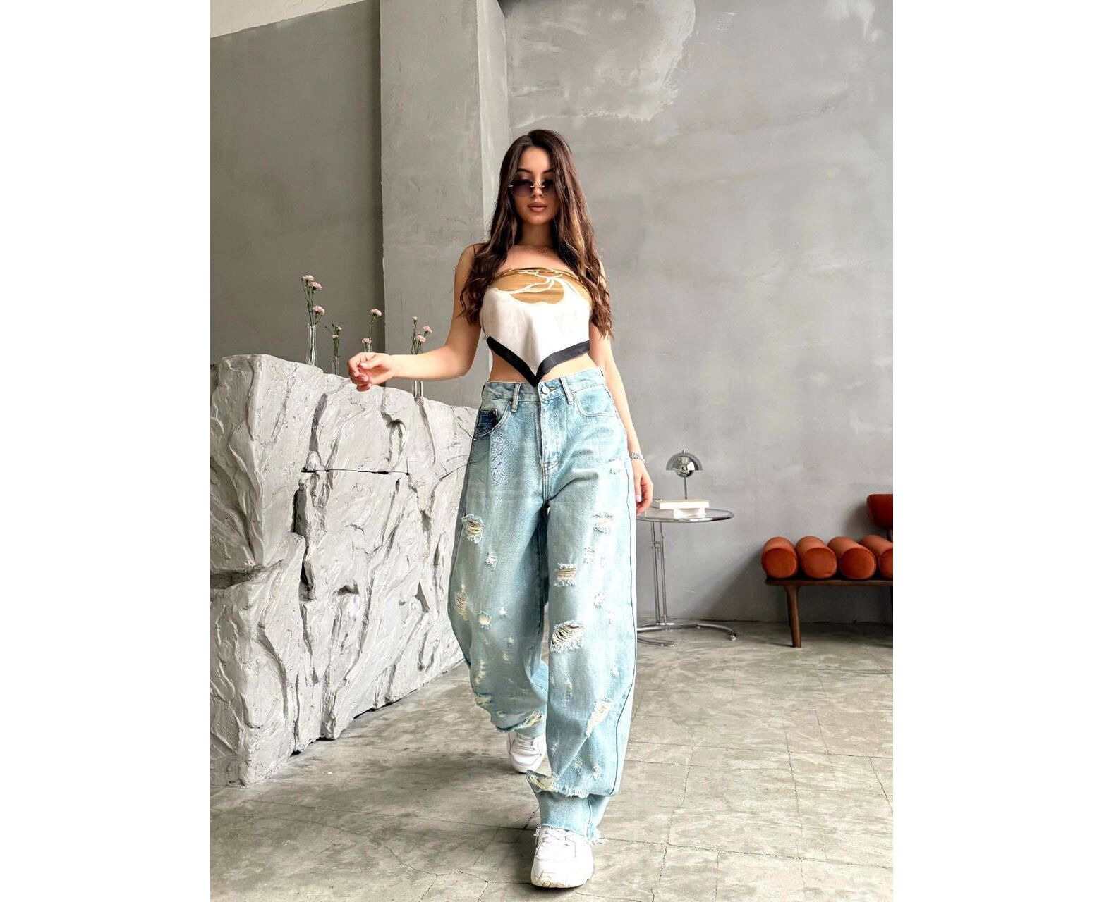 Джинсы женские, код 2594612