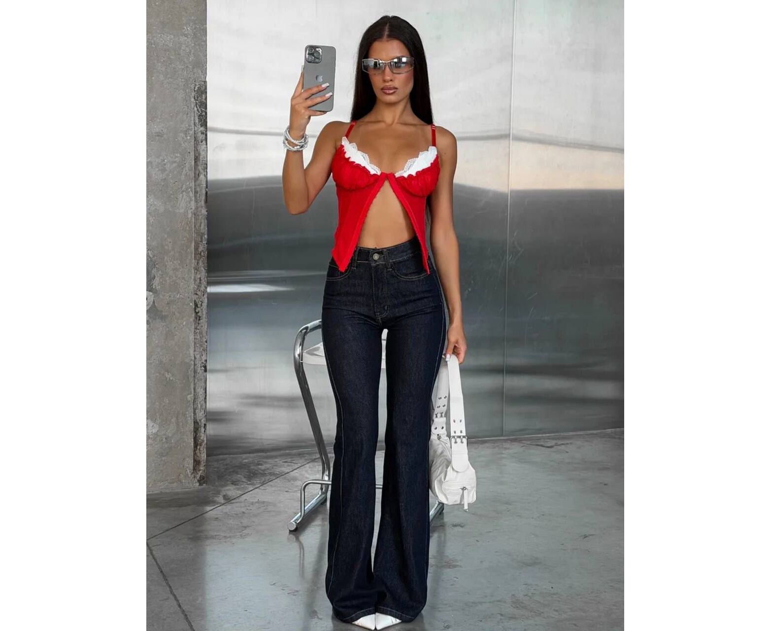 Джинсы женские, код 7387276