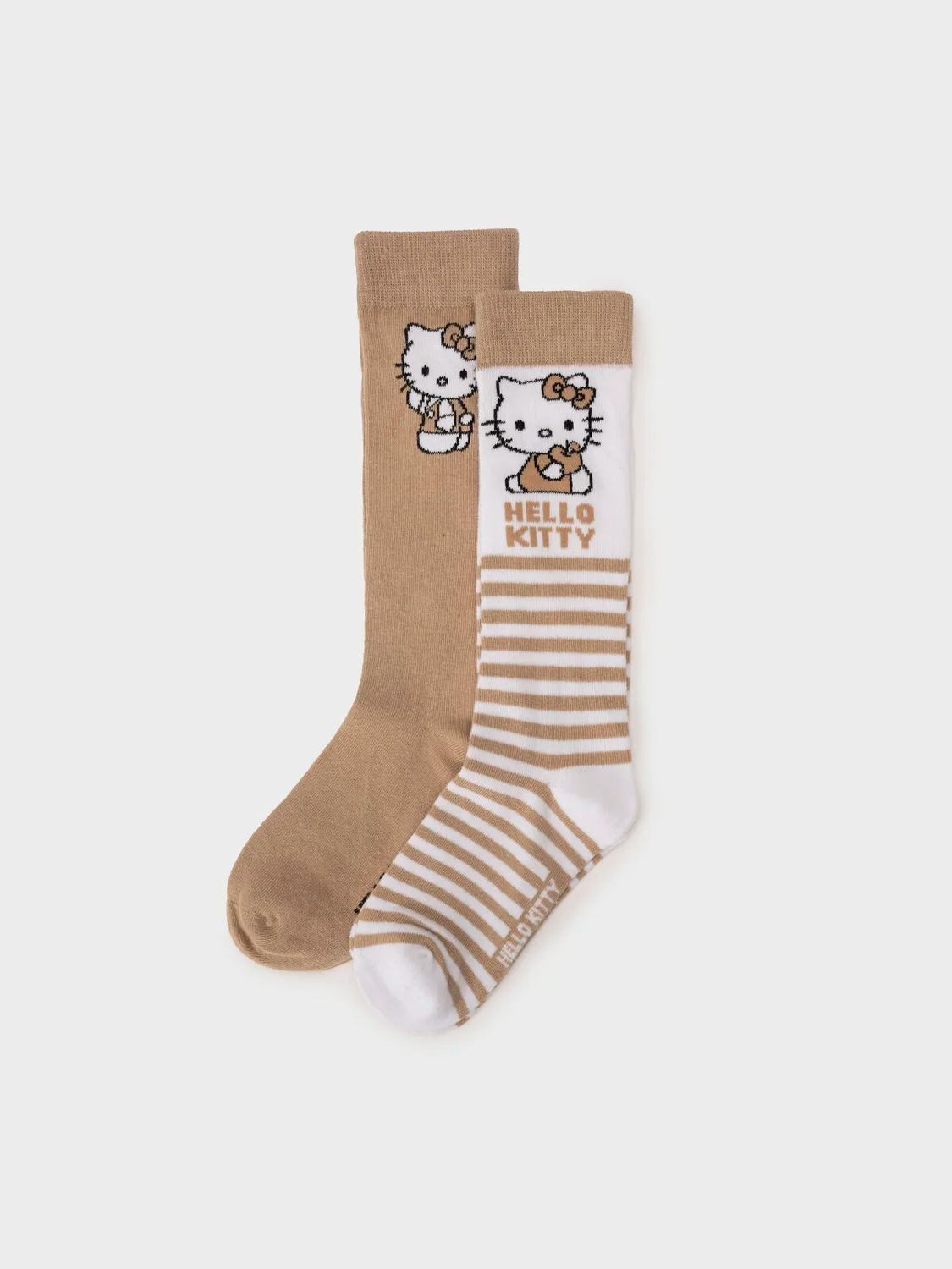 Гольфы 12541082 бежевый,белый