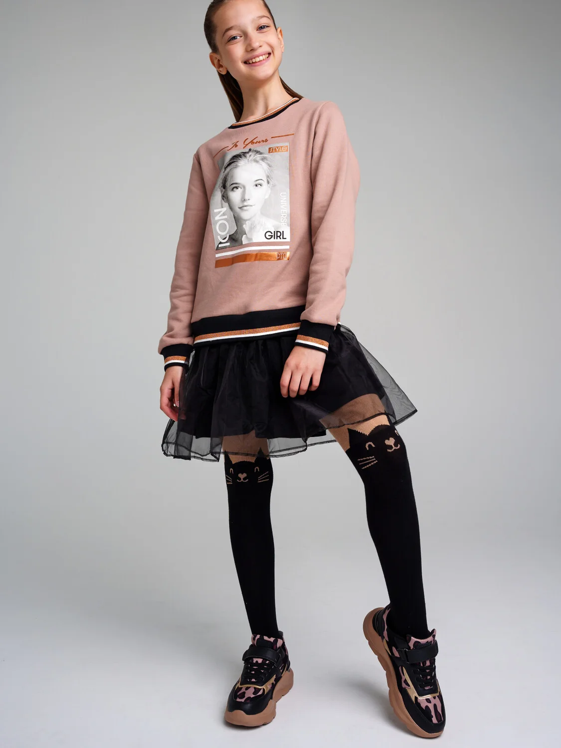 Ст.цена 451р. Колготки 32321288 бежевый,черный