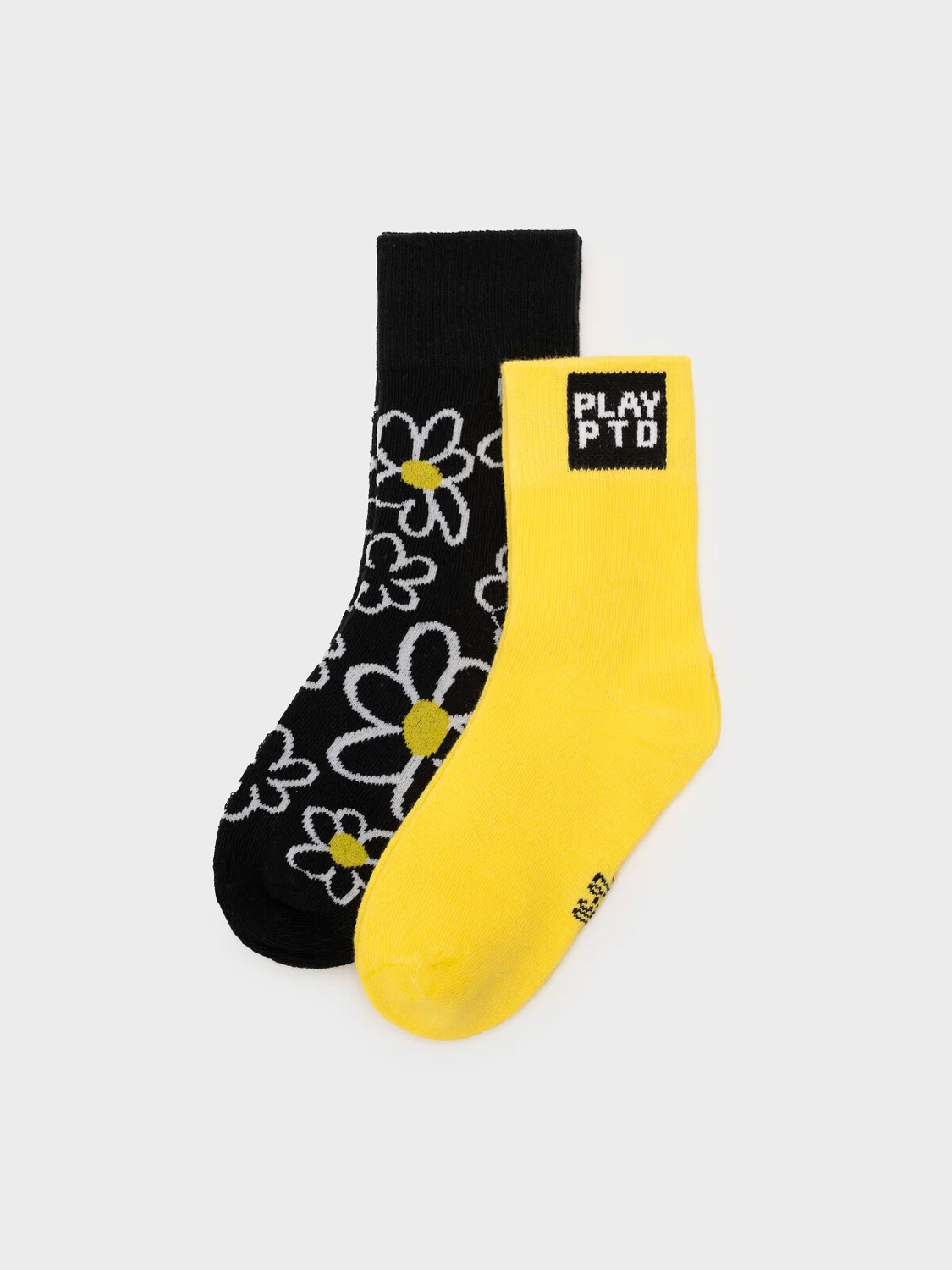 Ст.цена 254р. Носки 12522197 черный,жёлтый