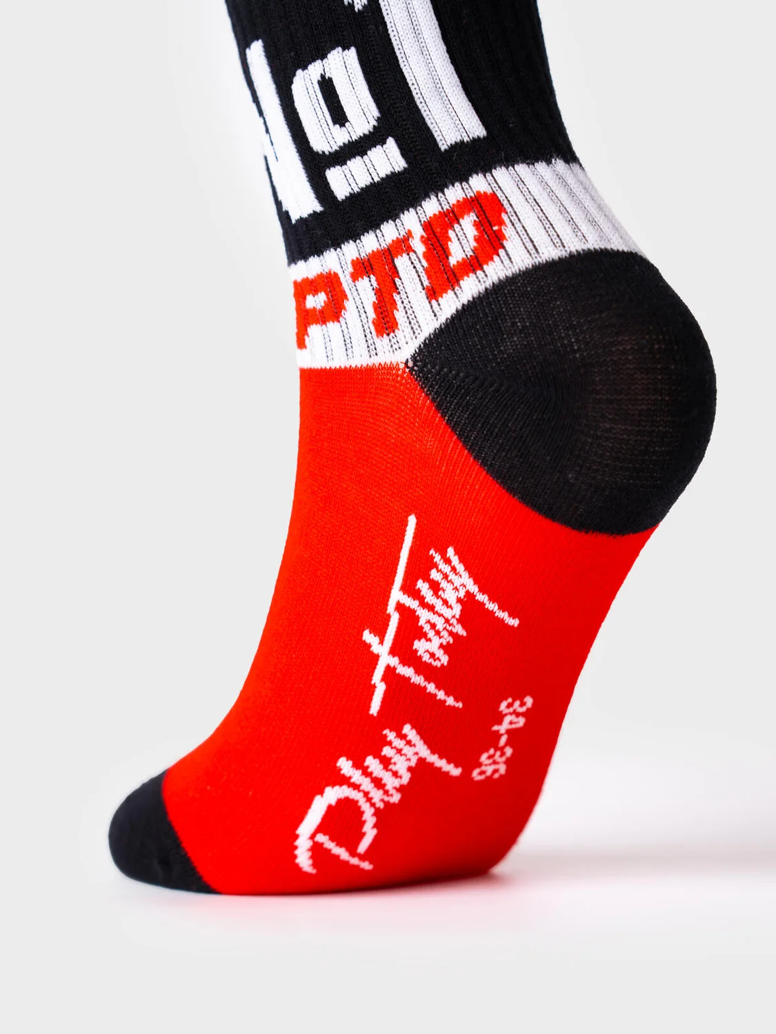 Носки 12621333 черный,белый,красный