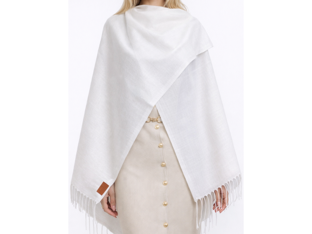 СТ. ЦЕНА 600 руб//Палантин облегченный Pashmina Lanotti/белый