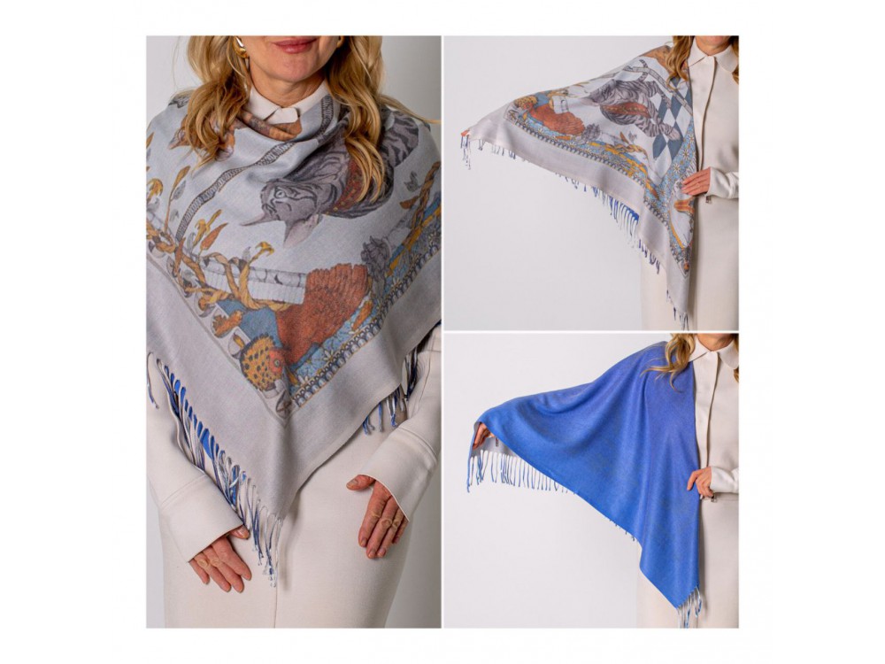 Платок Lanotti двухсторонний /Арт 32