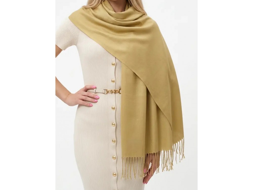 СТ. ЦЕНА 600 руб//Палантин облегченный Pashmina Lanotti/бежевый