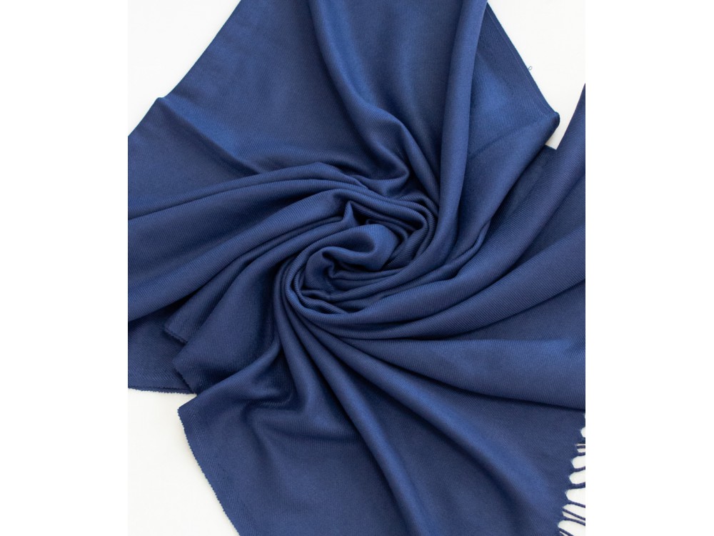 Палантин Pashmina женский Lanotti/темно-синий