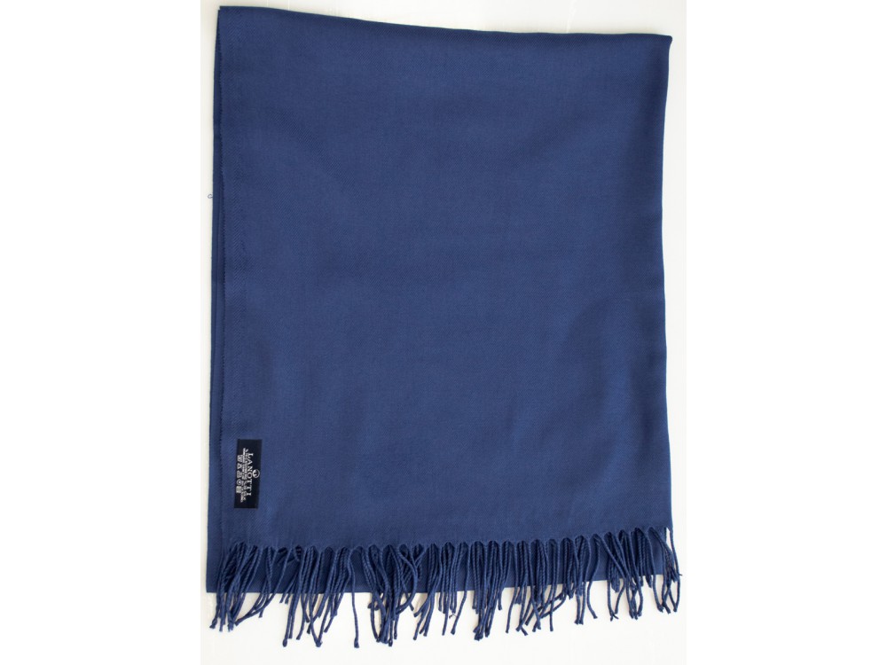 Палантин Pashmina женский Lanotti/темно-синий