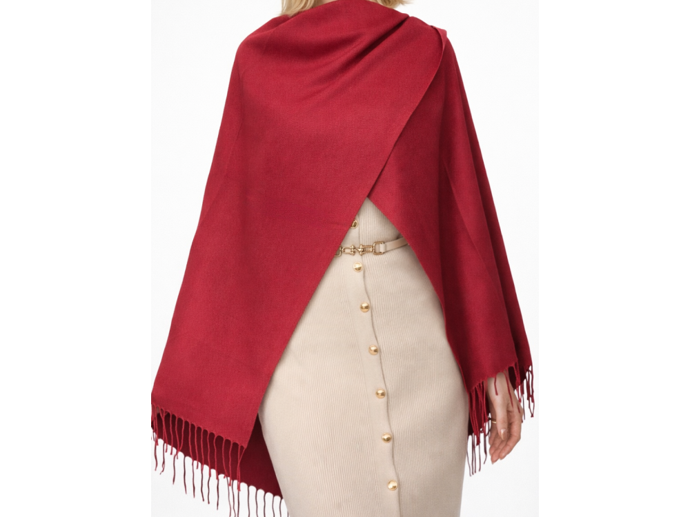 СТ. ЦЕНА 600 руб//Палантин облегченный Pashmina Lanotti/Бордовый