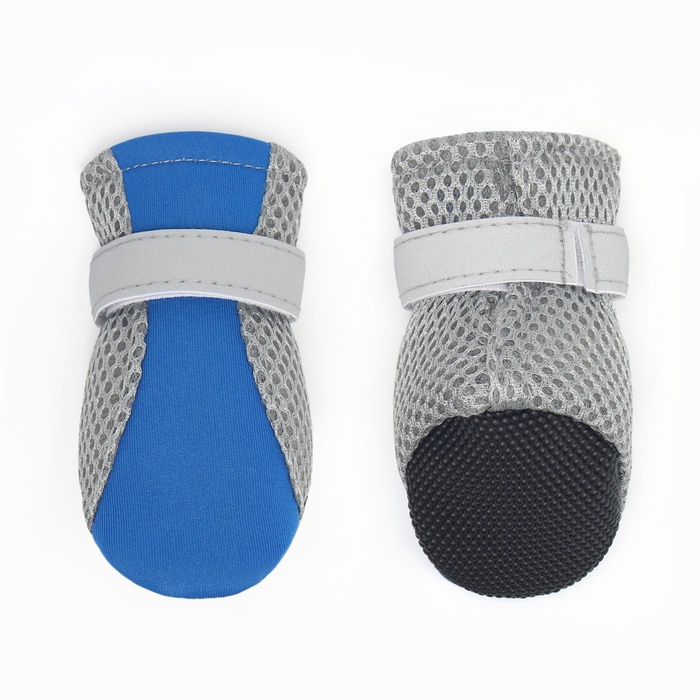Ботинки для собак «Комфорт +», размер XL (5.9×4.8 см), синие
