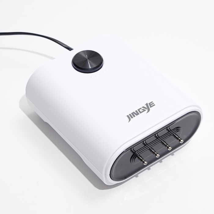 Компрессор воздушный JINGYE YE-941, бесшумный, регулируемый, 4×3 л/мин, 8 Вт