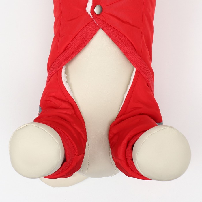 Комбинезон «Спорт», размер L, ДС 35, ОГ 45, ОШ 35 см, со светоотражающими полосами, красный