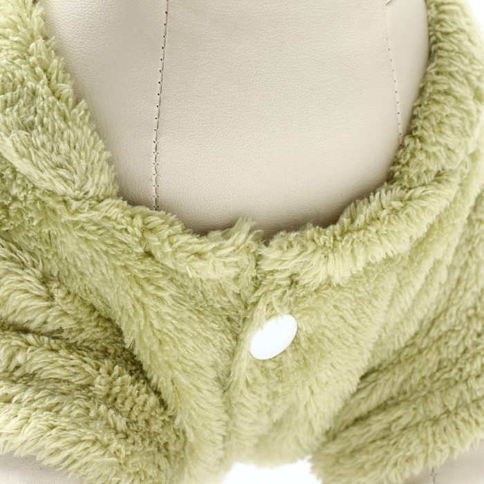 Комбинезон Love, размер М, ДС 30 см, ОГ 40 см, ОШ 30 см, зелёный, розовый