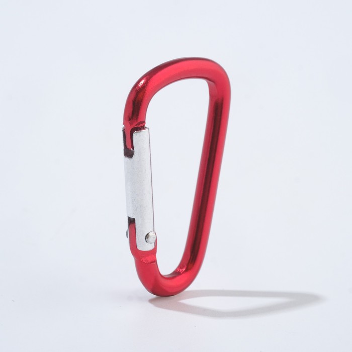 Набор карабинов металлических, туристических 4 см, 10 шт.