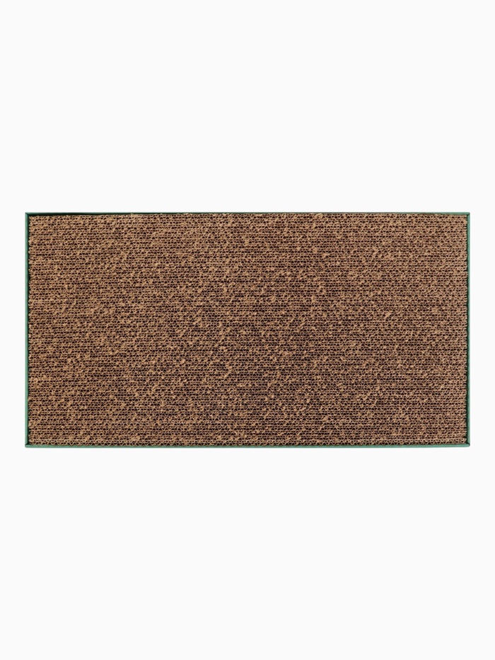 Двухсторонняя когтеточка для кошек «Когтедралка × 2», 56×30×2.5 см, крафт