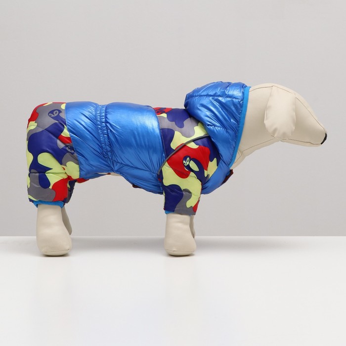 Комбинезон «Волна», с утяжкой, размер 8, ДС 19 см, ОГ 30, ОГ 22 см, синий