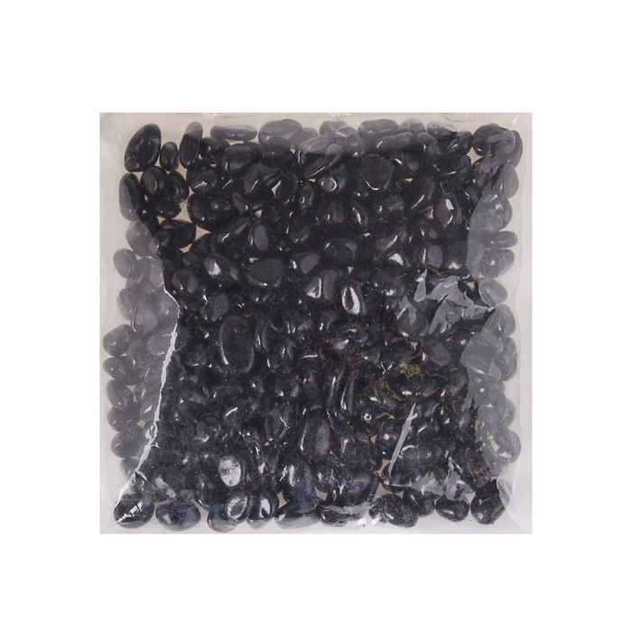 Грунт для аквариума DECOR DE «Галька цветная», фр. 8-12 мм, чёрная, 800 г