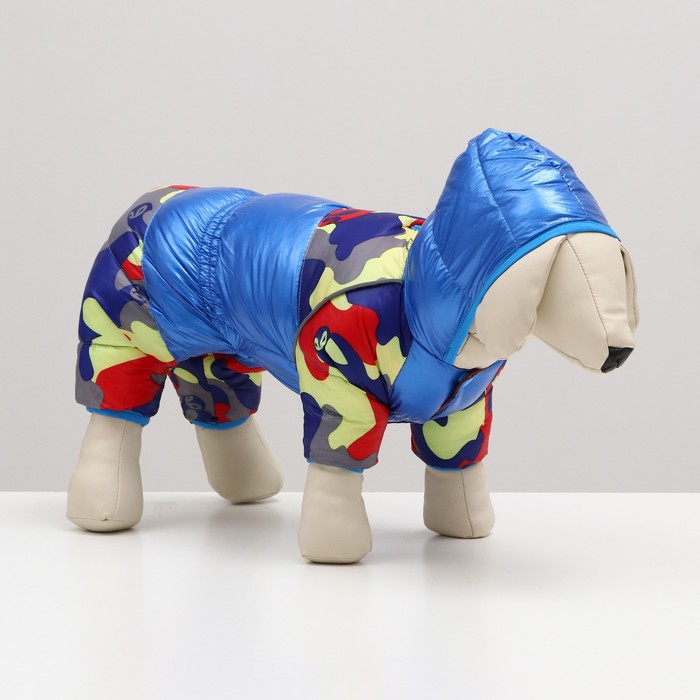 Комбинезон «Волна», с утяжкой, размер 8, ДС 19 см, ОГ 30, ОГ 22 см, синий