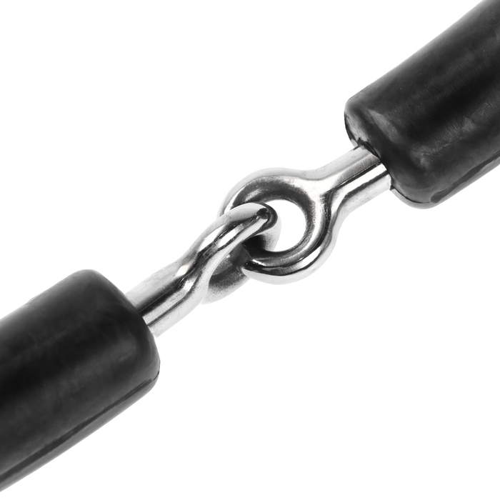 Удило для лошади с гипоаллергенным пластиком, 140 мм, металл