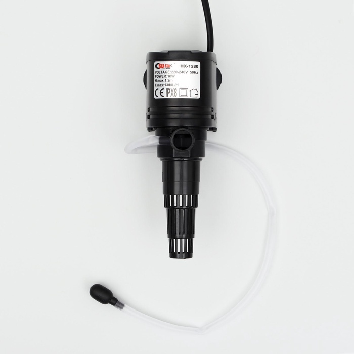 Помпа аквариумная Sea Star HX-1280, 1300 л/ч, 18 Вт, высота подъема воды 1.2 м