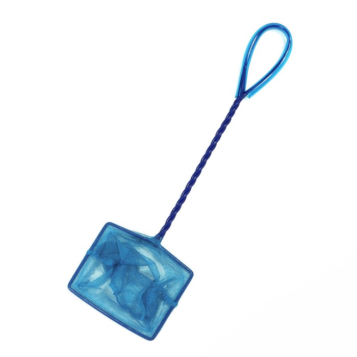Сачок аквариумный, 10 см, синий