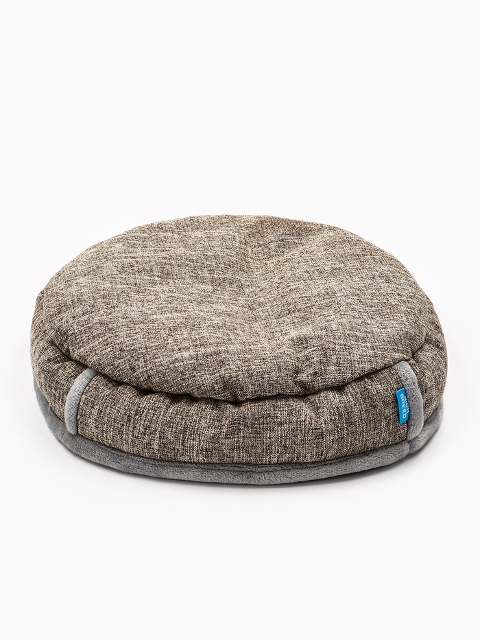 Лежанка для животных «Лофт Круглая», 47×10 см, бежевая