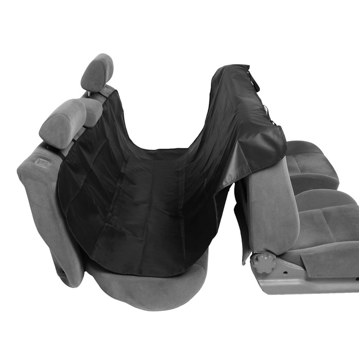 Накидка-автогамак для перевозки животных, 130×150 см, оксфорд, черный