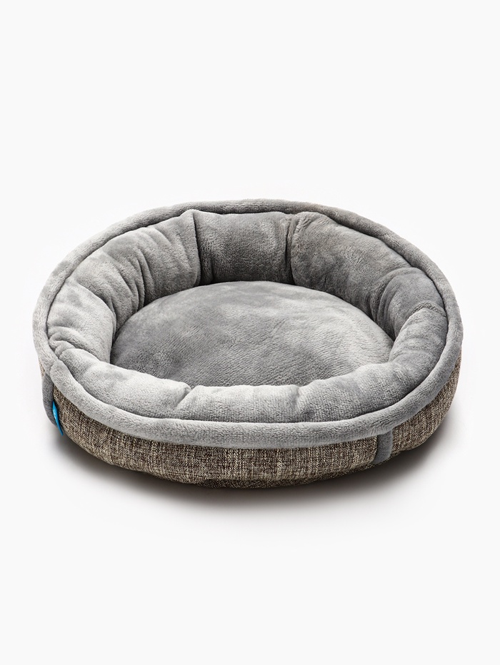 Лежанка для животных «Лофт Круглая», 47×10 см, бежевая