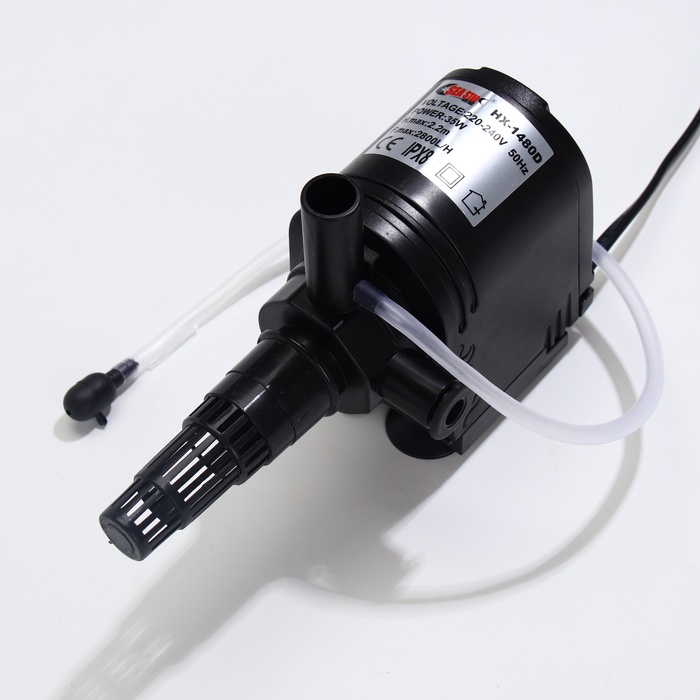 Помпа аквариумная Sea Star HX-1480D, 2800 л/ч, 35 Вт, высота подъема воды 2,2 м