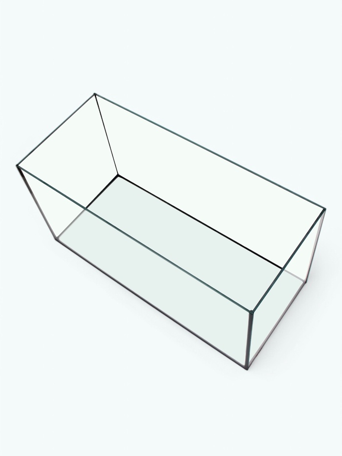 Аквариум «Прямоугольный» без крышки, 75 л, 69×29×37 см