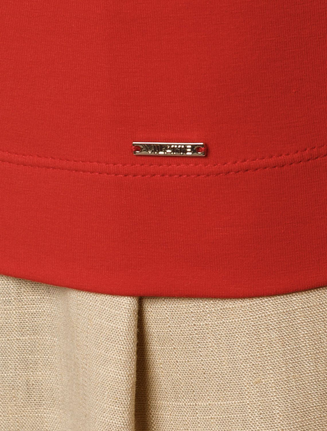 Ст.цена 990р Топ из премиального хлопка с эластаном D43.201 красный