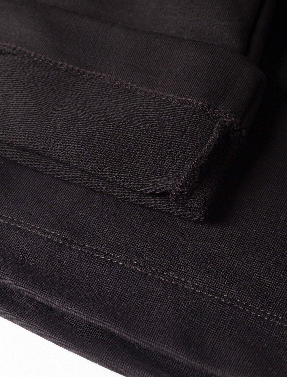 Ст.цена 2590р Прямые брюки из петельчатого футера-трехнитки D44.089 черный