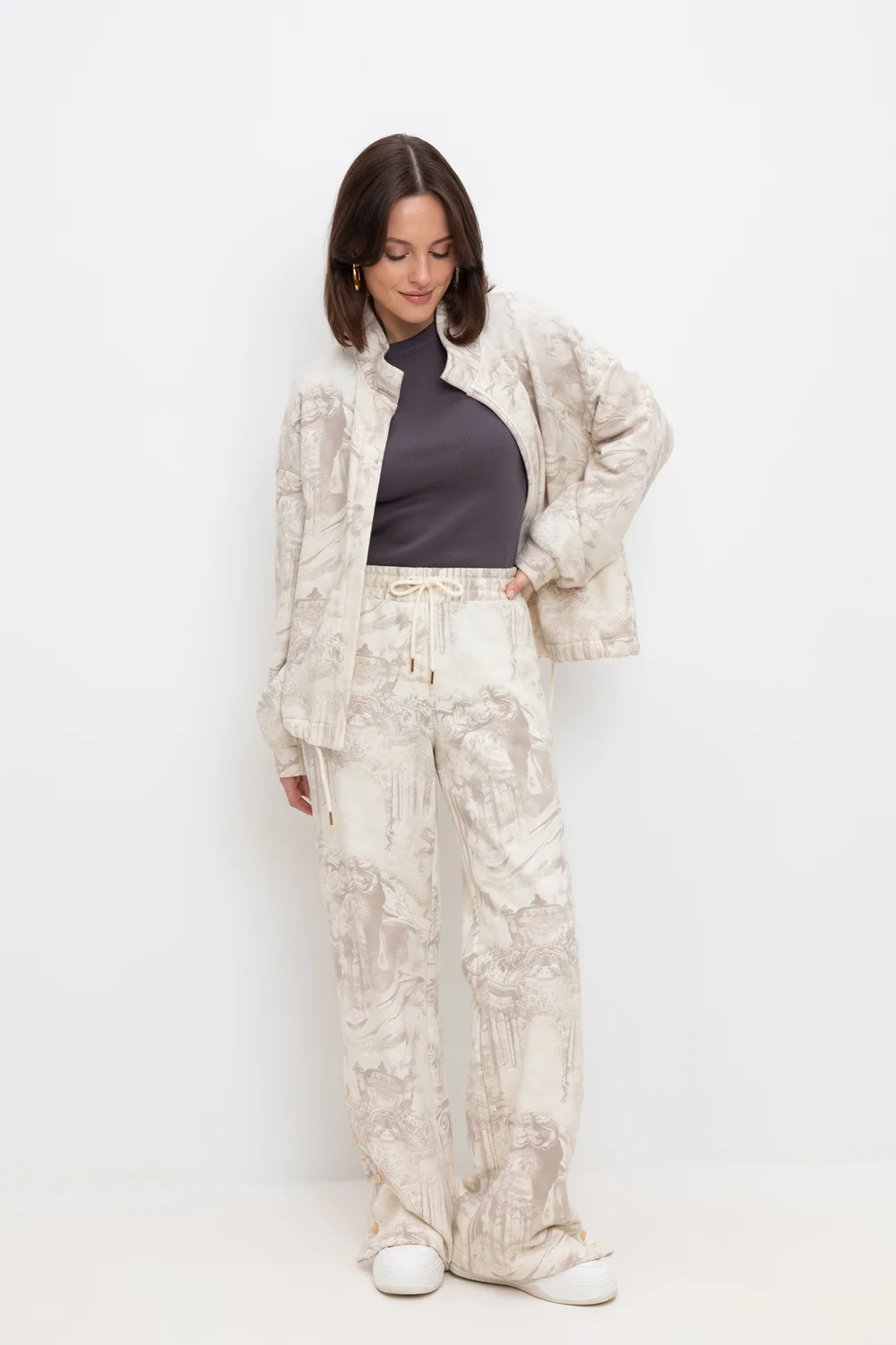 VERY NEAT Брюки ЕВТ 4086 сливочный, древняя греция