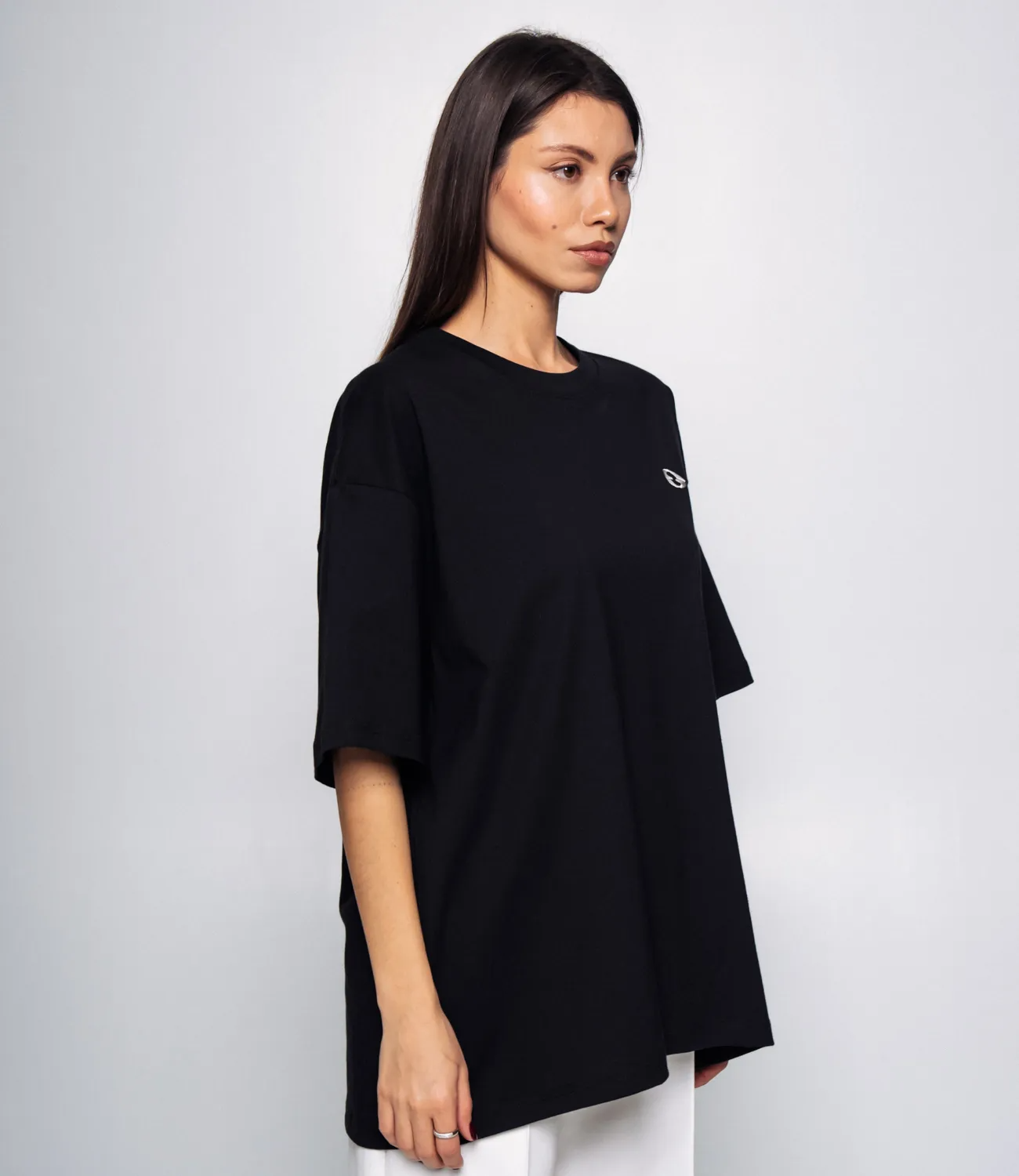 Футболка #КТ442, чёрный