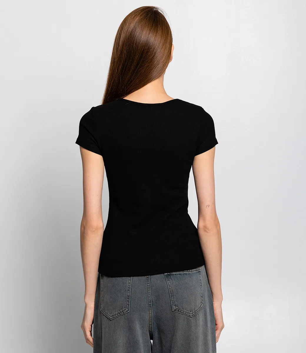 Футболка #КТ2253, чёрный