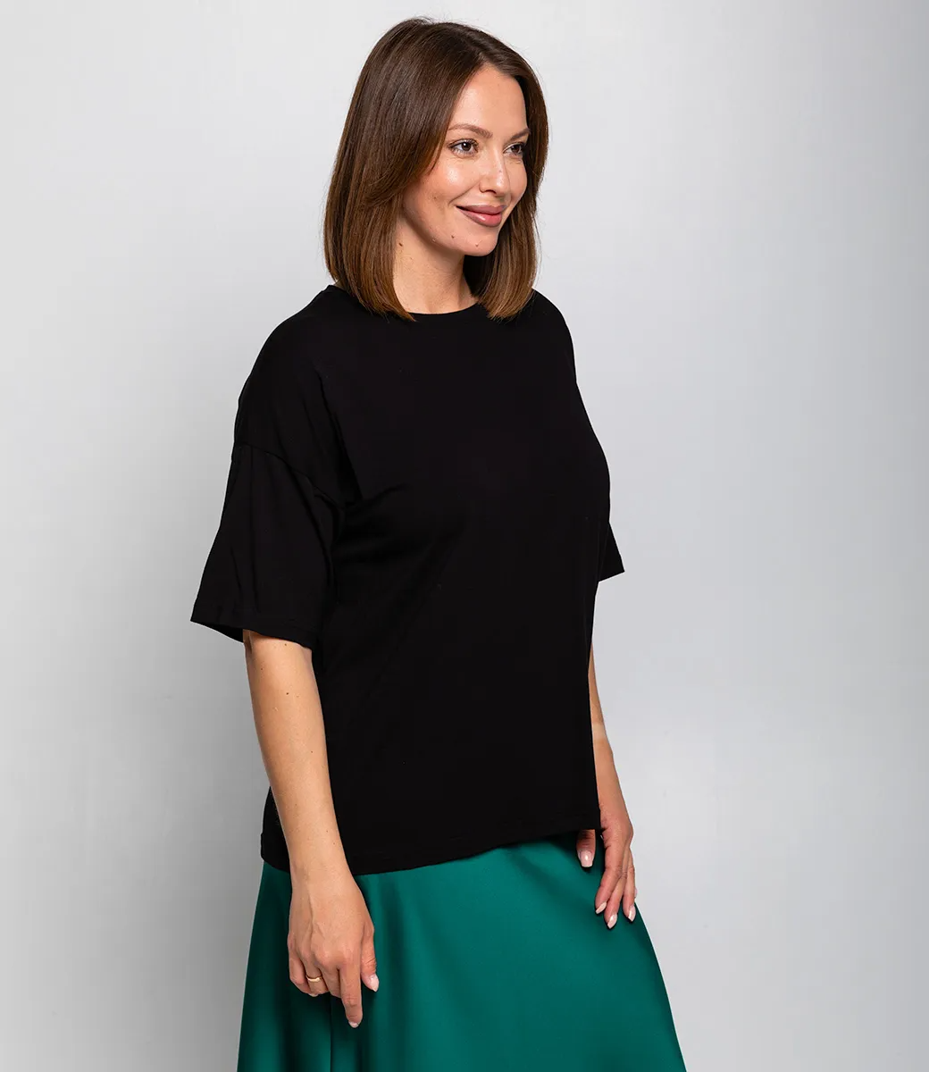 Футболка #ОБШ1420, чёрный