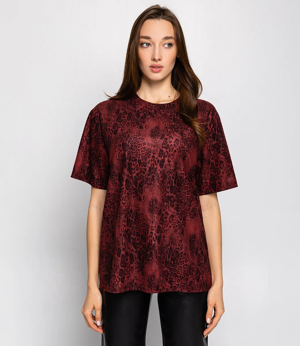 Футболка #КТ2356 (2), бордовый